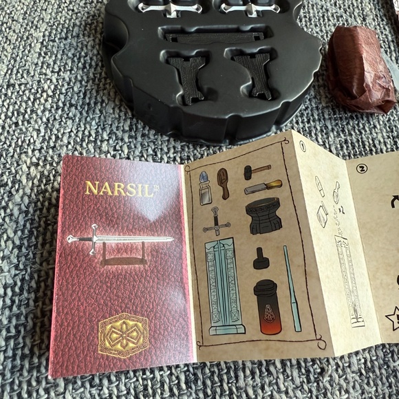 LORD OF THE RINGS MINIVERSE NARSIL SWORD MAKE IT MINI UNMADE NEW - Picture 4 of 5